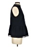 J.Crew 100% Polyester Black Sleeveless Blouse Size S - photo 4