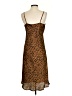 A New Day 100% Polyester Animal Print Brown Cocktail Dress Size S - photo 2