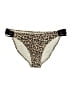 Assorted Brands Animal Print Gold Swimsuit Bottoms Size 10 - photo 1