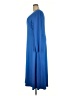 Unbranded Solid Blue Casual Dress Size XXXL - photo 5