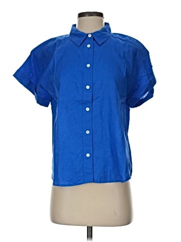 J.Crew Factory Store Short Sleeve Blouse (view 1)