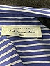 American Threads Stripes Blue Long Sleeve Button-Down Shirt Size S - photo 7