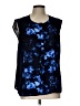 Vince Camuto 100% Polyester Blue Sleeveless Blouse Size L - photo 1