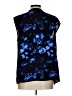 Vince Camuto 100% Polyester Blue Sleeveless Blouse Size L - photo 2