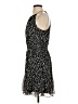 Nine West 100% Polyester Animal Print Black Cocktail Dress Size S - photo 5