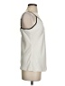 Ann Taylor 100% Polyester Ivory Sleeveless Blouse Size XS - photo 4