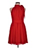 Express 100% Polyester Solid Red Cocktail Dress Size 8 - photo 1