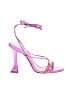 Schutz 100% Leather Color Block Purple Sandals Size 6 1/2 - photo 1