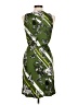 Talbots Tropical Floral Green Casual Dress Size 6 Petite - photo 2