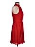 Express 100% Polyester Solid Red Cocktail Dress Size 8 - photo 4