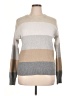 Time and Tru Color Block Tan Pullover Sweater Size XL - photo 1