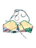 J.Crew Graphic Green Swimsuit Top Size S - photo 2