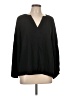 Old Navy 100% Rayon Black Long Sleeve Blouse Size L - photo 1