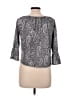 MICHAEL Michael Kors Gray 3/4 Sleeve Top Size M - photo 2