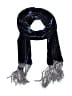 Unbranded Black Blue Scarf One size - photo 1