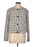 BOSS by HUGO BOSS 100% Polyester Print Ivory White Jacket Size 12 - photo 1