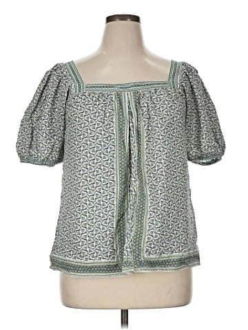 Max Studio Short Sleeve Blouse (view 1)