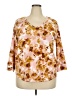 Westbound Gold 3/4 Sleeve Blouse Size 2X - photo 1