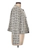 BOSS by HUGO BOSS 100% Polyester Print Ivory White Jacket Size 12 - photo 4