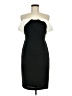 Calvin Klein 100% Polyester Color Block Black Cocktail Dress Size 6 - photo 1