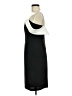 Calvin Klein 100% Polyester Color Block Black Cocktail Dress Size 6 - photo 5