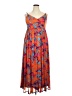 Torrid Tropical Orange Cocktail Dress Size 2X Plus (2) - photo 1