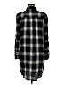 Max Studio 100% Rayon Plaid Black Casual Dress Size M - photo 2