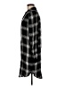 Max Studio 100% Rayon Plaid Black Casual Dress Size M - photo 5