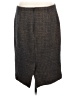 Talbots Tweed Brown Wool Skirt Size 8 - photo 2
