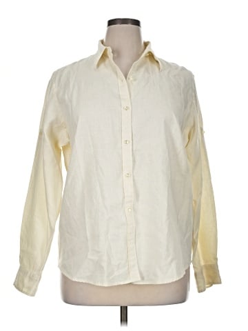 Lauren by Ralph Lauren Long Sleeve Button-Down Shirt (view 1)