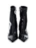 Jessica Simpson 100% Leather Black Ankle Boots Size 7 1/2 - photo 2