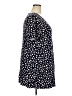 Evans Polka Dots Blue Short Sleeve T-Shirt Size 18 - photo 4