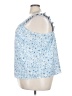 Lush 100% Polyester Blue Sleeveless Blouse Size 3X - photo 5