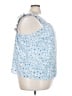 Lush 100% Polyester Blue Sleeveless Blouse Size 3X - photo 4