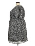 Torrid 100% Polyester Print Gray Casual Dress Size 3X Plus (3) - photo 5