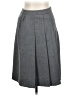Valentino Roma Solid Gray Wool Skirt Size EU (IT) 46 / US 10 - photo 1