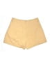 Shein 100% Polyester Solid Yellow Khaki Shorts Size 12 - photo 2