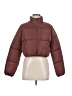 Miss Shop 100% Recycled Polyester Solid Brown Jacket Size 8 - photo 1