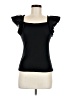 BCBGMAXAZRIA Black Short Sleeve Top Size M - photo 1