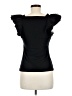 BCBGMAXAZRIA Black Short Sleeve Top Size M - photo 2