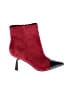 Nine West 100% Leather Red Ankle Boots Size 7 - photo 1
