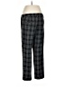 Ann Taylor LOFT Plaid Black Casual Pants Size 8 - photo 2