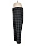 Ann Taylor LOFT Plaid Black Casual Pants Size 8 - photo 5