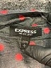 Express Polka Dots Gray 3/4 Sleeve Blouse Size L - photo 7