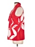 T Tahari 100% Polyester Red Sleeveless Blouse Size L - photo 5