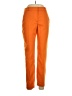 H&M 100% Polyester Solid Orange Casual Pants Size 10 - photo 1