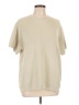 Zara 100% Cotton Tan Pullover Sweater Size L - photo 1