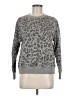 Old Navy Animal Print Gray Pullover Sweater Size M - photo 1