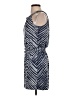 BCBGMAXAZRIA Chevron-herringbone Blue Casual Dress Size XS - photo 5
