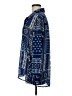 Adrienne Vittadini 100% Polyester Paisley Blue Long Sleeve Blouse Size M - photo 5